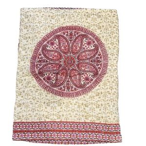 World Market Boho Floral Paisley Large Pillow Cover